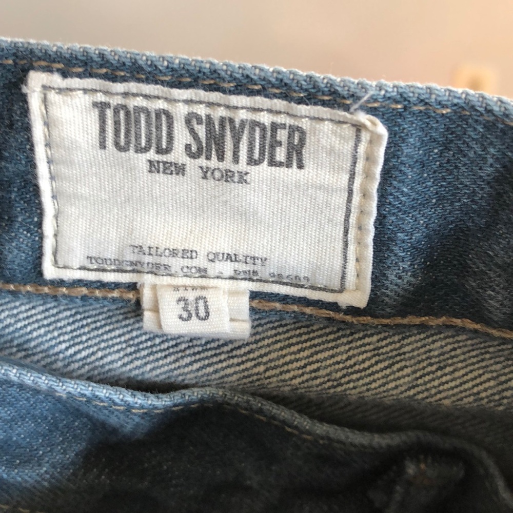 Tom Snyder Button Fly Jeans.